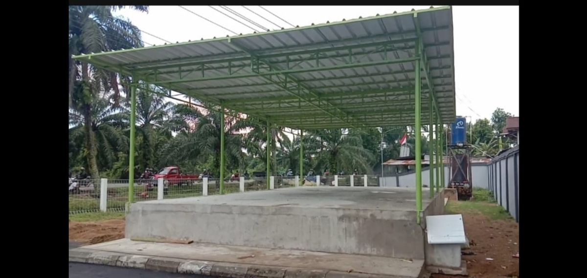 Kanopi dan Krangkeng Lpg spbu tanjung hulu - Dokumentasi Proyek